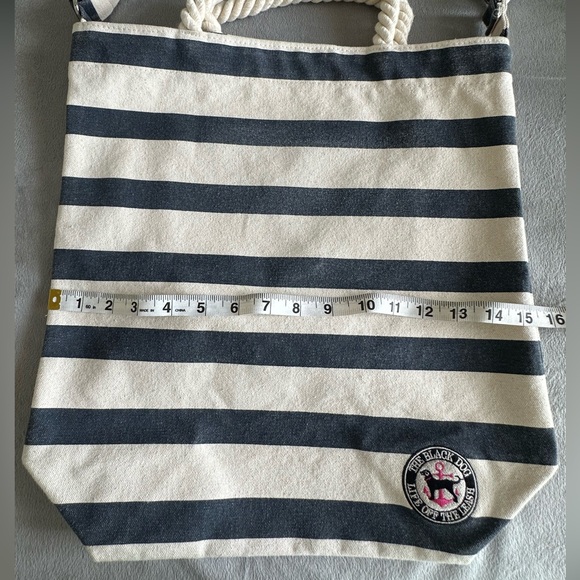 The Black Dog Striped Tote Bag - Picture 8 of 8